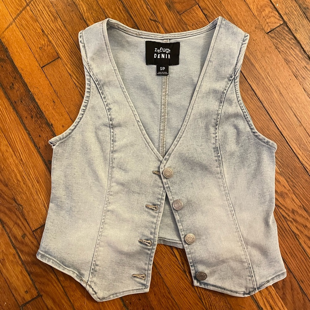 Cute denim vest